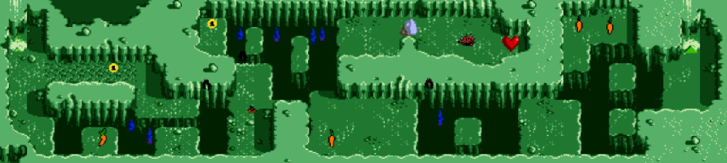 Thumbnail for a map of Hole 04 for the Game Boy game Looney Tunes Collector: Alert!.