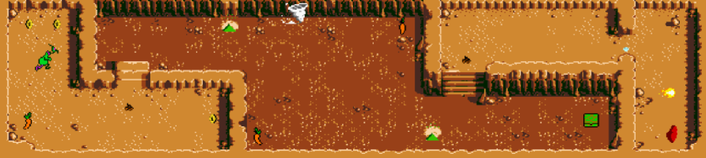 Thumbnail for a map of Hole 08 for the Game Boy game Looney Tunes Collector: Alert!.