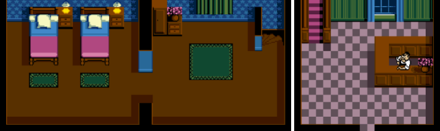 Thumbnail for a map of Town 1 Hotel for the Game Boy game Looney Tunes Collector: Alert!.