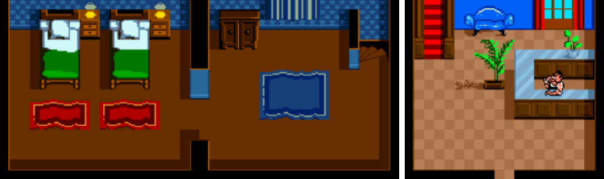 Thumbnail for a map of Town 2 Hotel for the Game Boy game Looney Tunes Collector: Alert!.