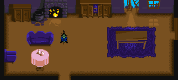 Thumbnail for a map of Witch House for the Game Boy game Looney Tunes Collector: Alert!.