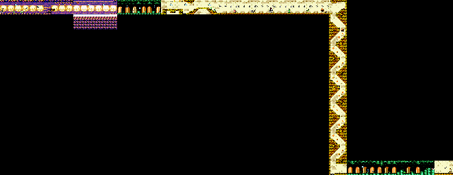 Thumbnail for a map of Stage 7: Bugs Bunny for the Game Boy game Looney Tunes.