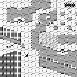Thumbnail for a map of Stage 3-2: "Mans" for the Game Boy game Lucle.
