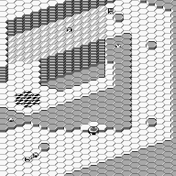 Thumbnail for a map of Stage 3-3: "Circle" for the Game Boy game Lucle.