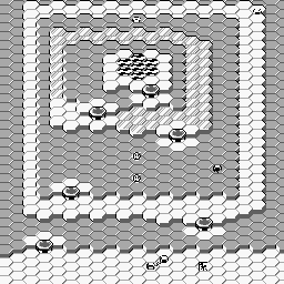 Thumbnail for a map of Stage 3-4: "Pyramid" for the Game Boy game Lucle.