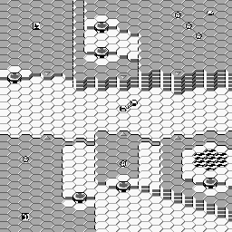 Thumbnail for a map of Stage 4-1: "About" for the Game Boy game Lucle.