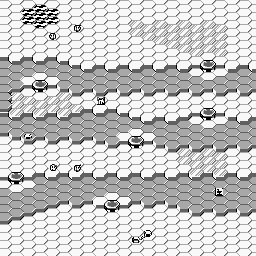 Thumbnail for a map of Stage 4-3: "Steps" for the Game Boy game Lucle.