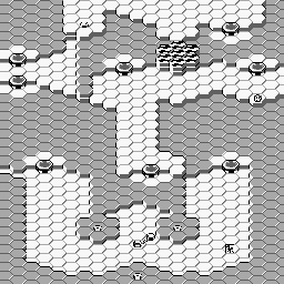 Thumbnail for a map of Stage 5-1: "Excio" for the Game Boy game Lucle.