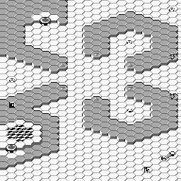 Thumbnail for a map of Stage 5-3: "Asterisk" for the Game Boy game Lucle.