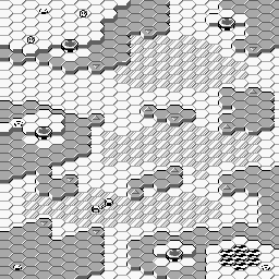Thumbnail for a map of Stage 6-1: "Tightrope" for the Game Boy game Lucle.