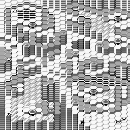 Thumbnail for a map of Stage 6-4: "Adventure" for the Game Boy game Lucle.