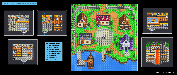 Thumbnail for a map of Caan for the Game Boy game Lufia: The Legend Returns.