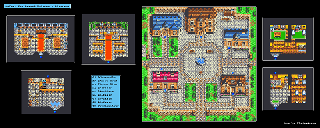 Thumbnail for a map of Elcorano for the Game Boy game Lufia: The Legend Returns.