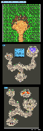 Thumbnail for a map of Gologolo Cave for the Game Boy game Lufia: The Legend Returns.