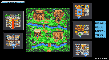 Thumbnail for a map of Midy for the Game Boy game Lufia: The Legend Returns.