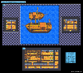 Thumbnail for a map of Pirate Ship for the Game Boy game Lufia: The Legend Returns.