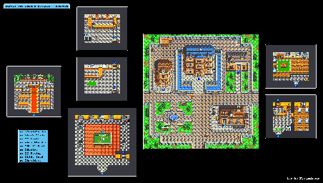 Thumbnail for a map of Redwood for the Game Boy game Lufia: The Legend Returns.