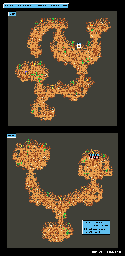 Thumbnail for a map of Slani Cave for the Game Boy game Lufia: The Legend Returns.
