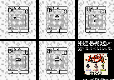 Thumbnail for a map of Hikaru's Scenario Rosetta Town for the Game Boy game Magic Knight Rayearth.