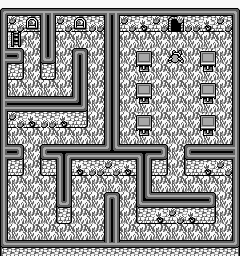 Thumbnail for a map of Taurus's Tower (On Fire) for the Game Boy game Magic Knight Rayearth.