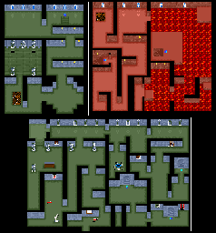 Thumbnail for a map of Bloodcount Castle for the Game Boy game Marvin Strikes Back!.