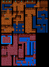 Thumbnail for a map of Castle for the Game Boy game Marvin Strikes Back!.