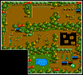 Thumbnail for a map of Fun Fair for the Game Boy game Marvin Strikes Back!.