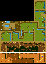 Thumbnail for a map of Swamp for the Game Boy game Marvin Strikes Back!.