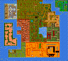 Thumbnail for a map of World (Unmarked) for the Game Boy game Marvin Strikes Back!.