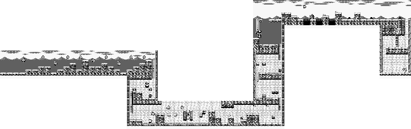 Thumbnail for a map of Ice Man for the Game Boy game Mega Man: Dr. Wily's Revenge.