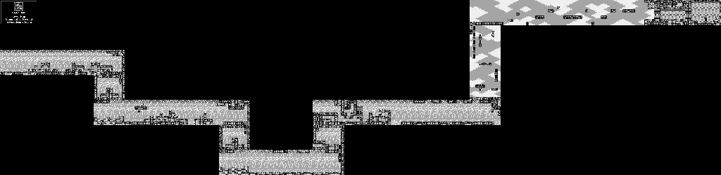Thumbnail for a map of Snake Man for the Game Boy game Mega Man III.