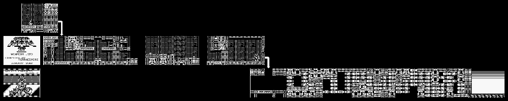 Thumbnail for a map of Wily's Fortress Stage 2 for the Game Boy game Mega Man IV.