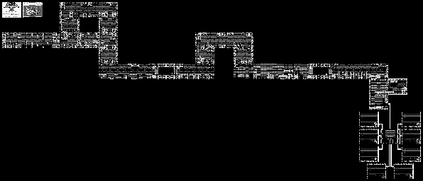 Thumbnail for a map of Wily's Spaceship Stage 2 for the Game Boy game Mega Man IV.