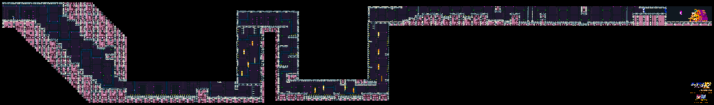 Thumbnail for a map of Reploid Research Center Stage 2 for the Game Boy game Mega Man Xtreme 2.