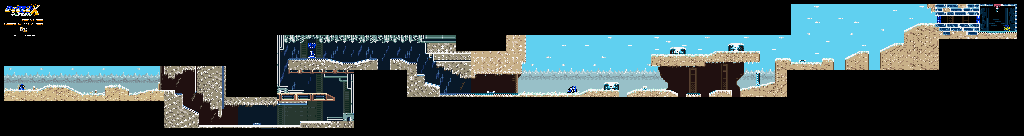 Thumbnail for a map of Chill Penguin for the Game Boy game Mega Man Xtreme.