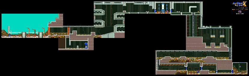 Thumbnail for a map of Morph Moth for the Game Boy game Mega Man Xtreme.