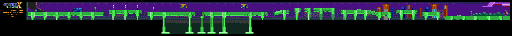 Thumbnail for a map of Opening Stage for the Game Boy game Mega Man Xtreme.