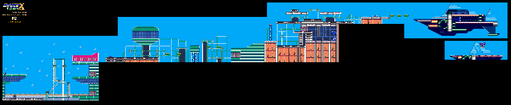 Thumbnail for a map of Storm Eagle for the Game Boy game Mega Man Xtreme.