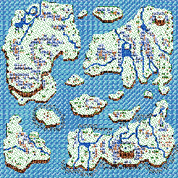Thumbnail for a map of World for the Game Boy game Megami Tensei Gaiden: Last Bible II.