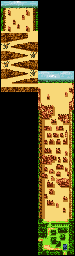 Thumbnail for a map of Stage 10 (Seamless) for the Game Boy game Metal Gear Solid.
