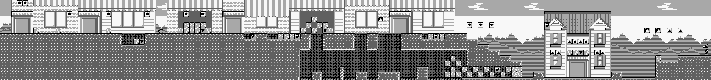 Thumbnail for a map of Stage 1: Mickey's Hometown Area 2 for the Game Boy game Mickey's Chase / Mickey's Dangerous Chase.