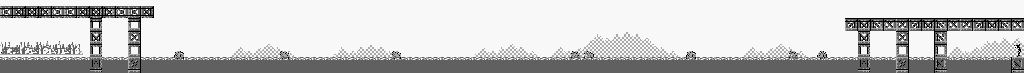Thumbnail for a map of Stage 1: Mickey's Hometown Area 3 for the Game Boy game Mickey's Chase / Mickey's Dangerous Chase.