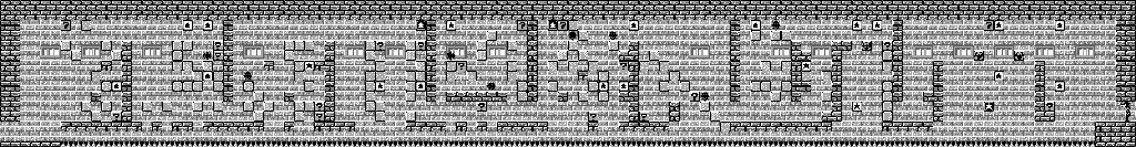 Thumbnail for a map of Stage 4: The Industrial Area Area 1 for the Game Boy game Mickey's Chase / Mickey's Dangerous Chase.