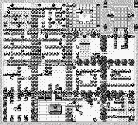 Thumbnail for a map of Level 1 Aboveground for the Game Boy game Mole Mania.