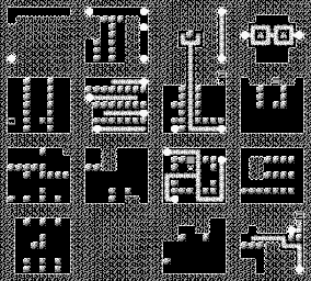 Thumbnail for a map of Level 1 Underground for the Game Boy game Mole Mania.
