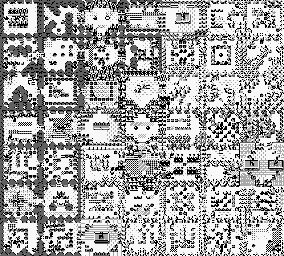 Thumbnail for a map of Level 7 Aboveground for the Game Boy game Mole Mania.