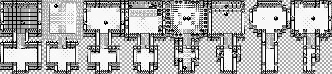 Thumbnail for a map of Level 8 Aboveground for the Game Boy game Mole Mania.