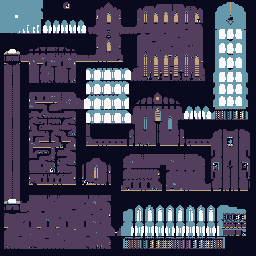 Thumbnail for a map of Map for the Game Boy game Momodora 0: Day Of Birth.