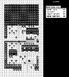 Thumbnail for a map of Desert Star Egymid for the Game Boy game Ninja Boy 2.