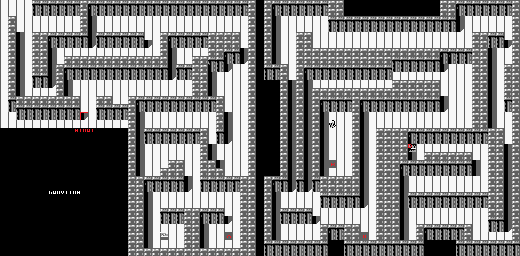 Thumbnail for a map of Graviton for the Game Boy game Ninja Boy 2.